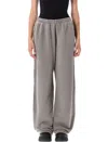 Alexander Wang Articulated Leg Sweat Pant In Gray