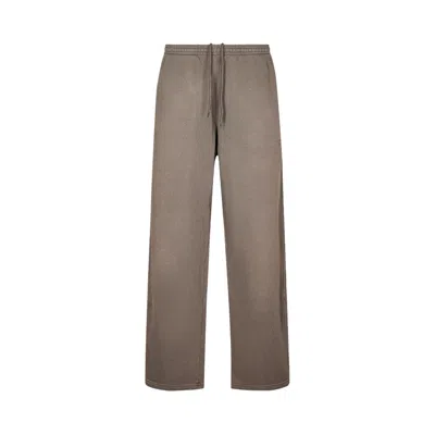 Pre-owned Alexander Wang Articulated Leg Sweat Pant 'washed Cement' | Grey | Women's Size M In Gray