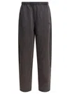 Alexander Wang Articulated Leg Sweatpant Trousers Black In Black