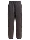 Alexander Wang Articulated Leg Sweatpant Trousers Black In Black