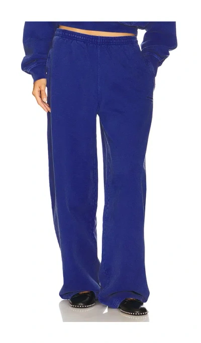 Alexander Wang Articulated Leg Sweatpant In Blue