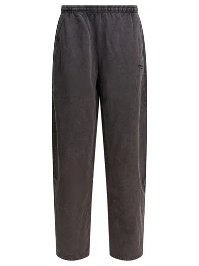 Alexander Wang Articulated Leg Sweatpant In Black