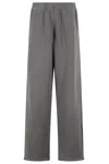 Alexander Wang Articulated Leg Sweat Pant Trousers Grey In Gray