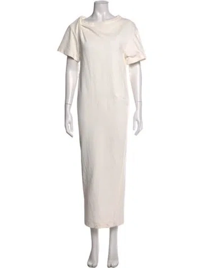Pre-owned Alexander Wang Asymmetrical Long Dress In Neutral