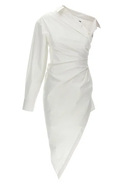 ALEXANDER WANG ALEXANDER WANG ASYMMETRICAL SHIRT DRESS