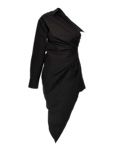 ALEXANDER WANG ASYMMETRICAL SHIRT DRESS