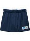 Alexander Wang Athletic Mini Skort In Blue