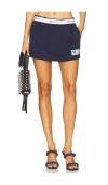 Alexander Wang Athletic Mini Skort In Navy
