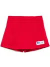 Alexander Wang Athletic Mini Skort In Red