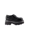 Alexander Wang Woman Lace-up Shoes Black Size 7 Leather In Black