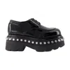 Alexander Wang Woman Lace-up Shoes Black Size 7 Leather In Black