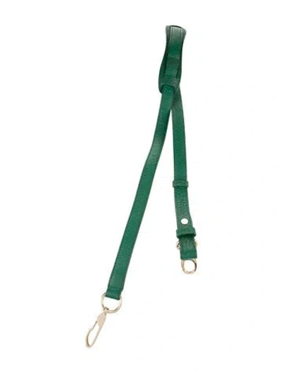 Pre-owned Alexander Wang Attachable Leather Bag Strap In Green