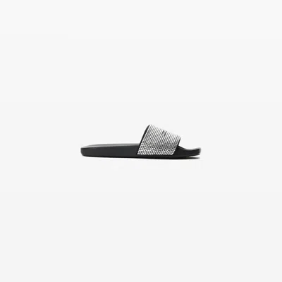 Alexander Wang Aw Crystal Pool Slide In Multi