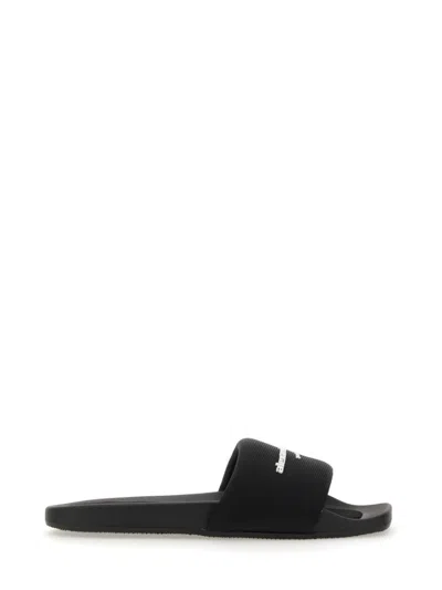 ALEXANDER WANG ALEXANDER WANG "AW" NYLON SANDAL