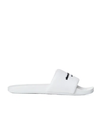 Alexander Wang Pool Slide In White