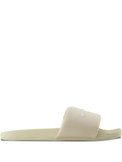 Alexander Wang Aw Pool Slide Shoes In Neutral