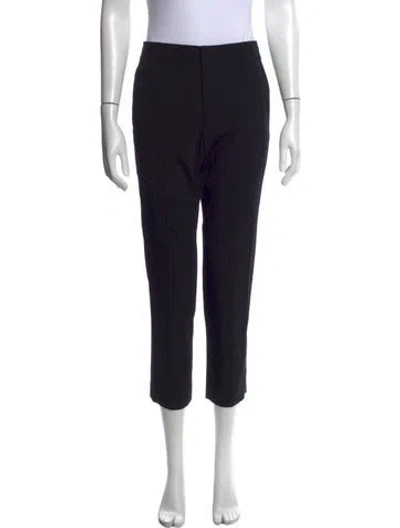 Pre-owned Alexander Wang Baby Cashmere Straight Leg Pants In Black