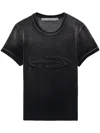 Alexander Wang Baby Tee In Black