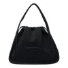 Alexander Wang Ryan Drawstring Small Shoulder Bag In Black