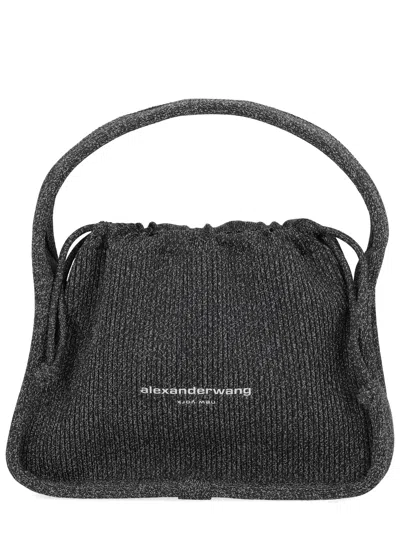 Alexander Wang Scrunchie Shoulder Bag In Black
