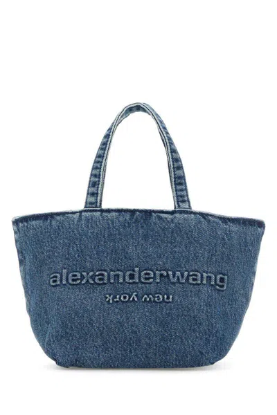 Alexander Wang Small Vintage Tote Bag In Vintage Medium Indigo