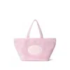 Alexander Wang Punch Tote Bag In Terrycloth In Pink