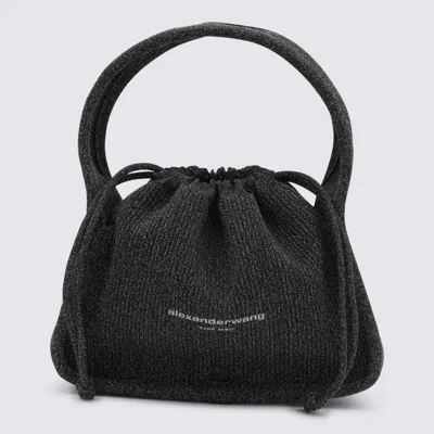 Alexander Wang Bags Reflective Charcoal In Black