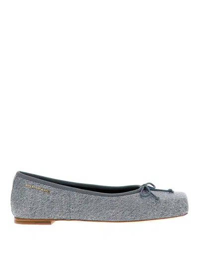 Alexander Wang Billie Ballet Flats In Light Blue