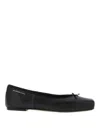 Alexander Wang Billie Flat With Logo Binding Shoes In Black