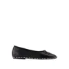 Alexander Wang Lina Ballchain Ballerinas In Black