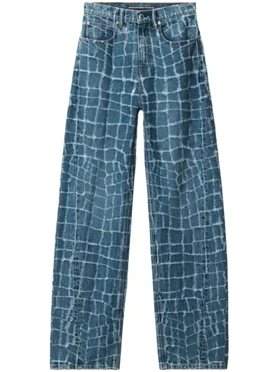 Alexander Wang Balloon Jeans In Blue