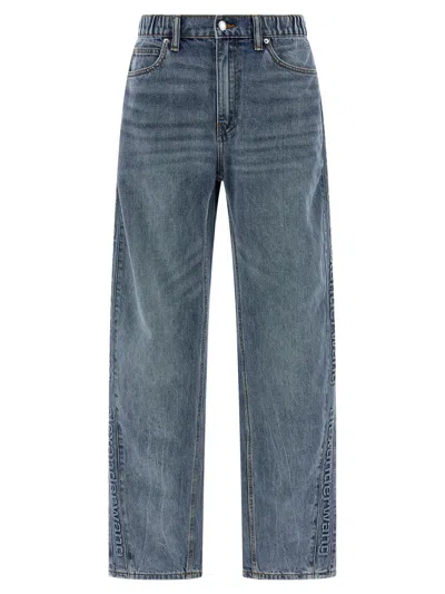 Alexander Wang Balloon Jogger Jeans In Blue
