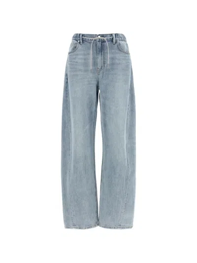 Alexander Wang Balloon Jogger Jeans In Blue