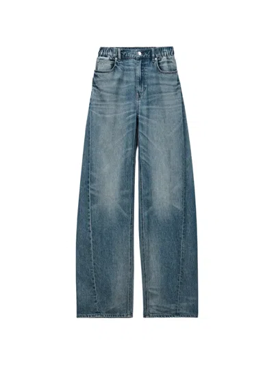 Alexander Wang Balloon-leg Jeans In Blue