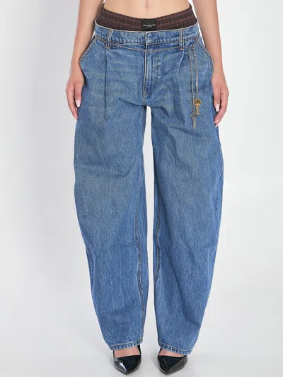 Alexander Wang Baloon Jeans In Blue
