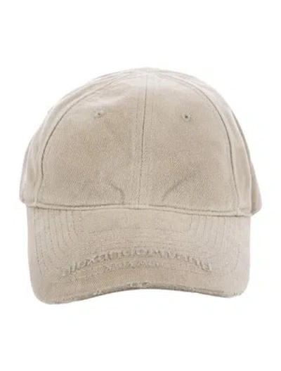 Pre-owned Alexander Wang Baseball Cap In Green