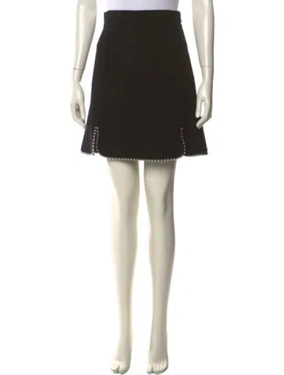 Pre-owned Alexander Wang Beaded Accents Mini Skirt