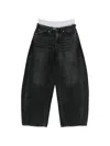 Alexander Wang Belt-loop Belted Jeans In Black