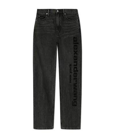 Alexander Wang Belt-loop Jeans In Black