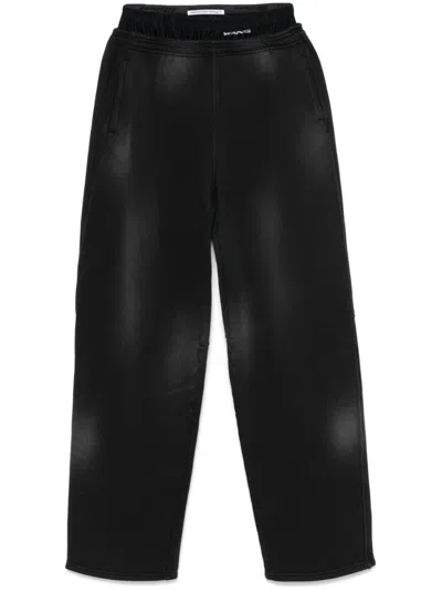 ALEXANDER WANG BIKE-SHORTS TRACK PANTS