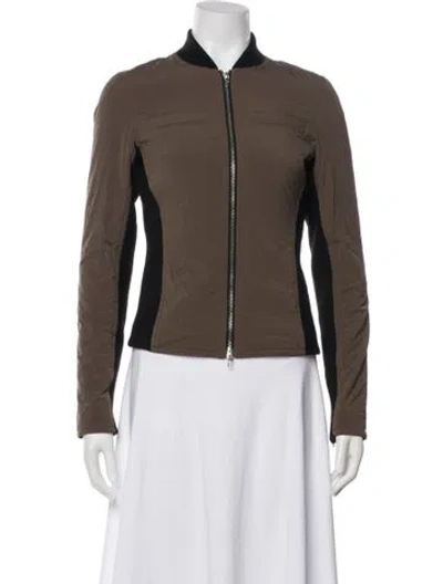 Pre-owned Alexander Wang Biker Jacket In Brown