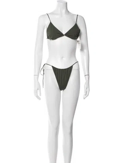 Pre-owned Alexander Wang Bikini W/ Tags In Green