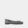 Alexander Wang Billie Rhinestone Embellished Ballet Flats In Black