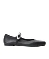 Alexander Wang Black Billie Mary Jane Ballerina Flats In Black