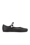 Alexander Wang Black Billie Mary Jane Ballerina Flats In Black