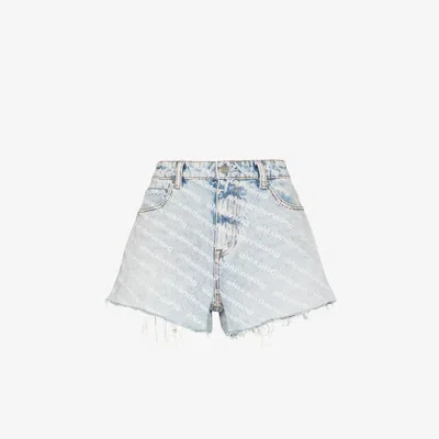 ALEXANDER WANG 'BITE' JEANS-SHORTS,4DC220478115554242