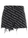 Alexander Wang Striped Shirt With Embroidered Logo In Multicolor