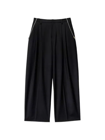 Alexander Wang 지퍼 디테일 팬츠 In Black