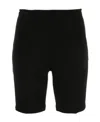 Alexander Wang High-waist Cycling Shorts In Black