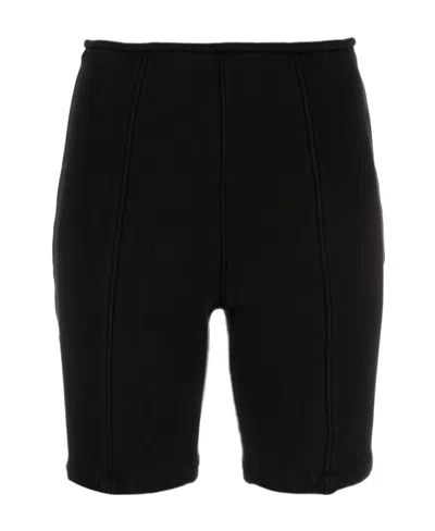 Alexander Wang High-waist Cycling Shorts In Black